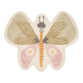 Teppich Butterfly - 94x110 cm - Little Dutch