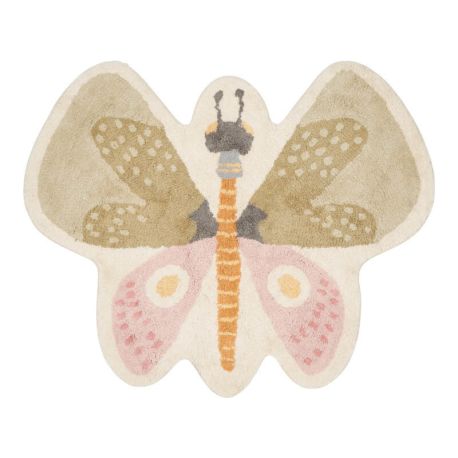 Teppich Butterfly - 94x110 cm - Little Dutch