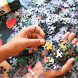 Puzzle Blumen - 1000 Teile - Poppik