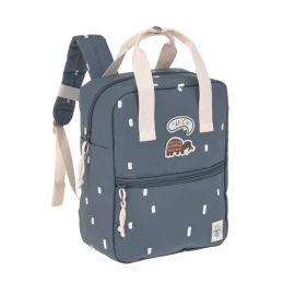 Mini Square Backpack Happy Prints mitternachtsblau - Laessig