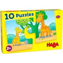 10 Puzzles - Wilde Tiere - Haba