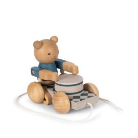 Holzspielzeug zum Nachziehen - Bär - Arc En Ciel Blue - Konges Sløjd