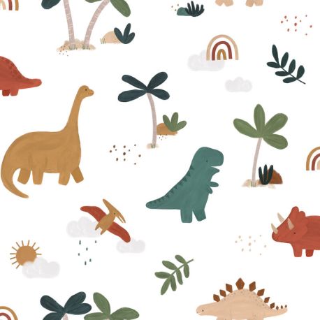 Tapete (50cm x 10m) - Cool Dinosaurs - Lilipinso