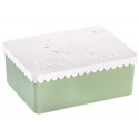Lunchbox Bear 'polar white / coast green'