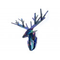 Totem aus Karton Enchanted Deer 'Blue'
