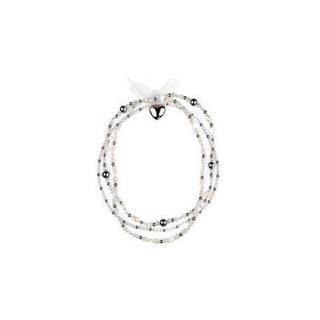ravissant collier de perles avec coeur ravissant collier de perles avec coeur
