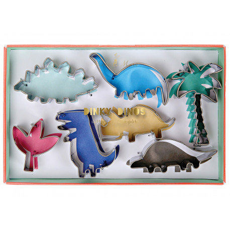 Set von 7 ‘ dinky dinosaurus’ Keksaustechern