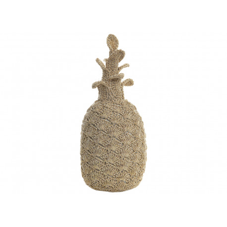 Häkelananas aus goldfarbigem Lurex Häkelananas aus goldfarbigem Lurex
