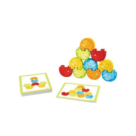 jeu d'encastrement 'éléphants cascadeurs'