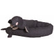 XL Stofftier - lazy long dog anthracite