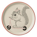 Keramikteller 'Mollie Squirrel' (Ø 20cm)