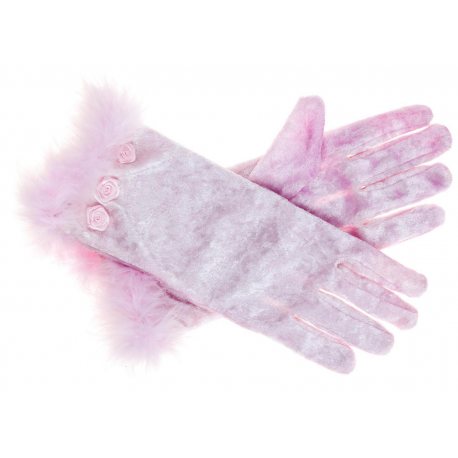 Vornehme rosa Handschuhe Vornehme rosa Handschuhe