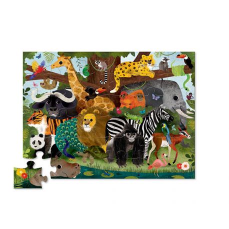 36 st Puzzle Jungle Freunde