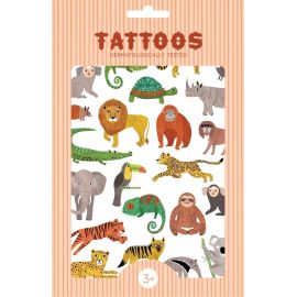 Tattoo-Set 'Jungle animals'