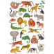 Tattoo-Set 'Jungle animals'