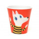 Tolle Helen Dardik Melaminbecher Red Wolf & Dog