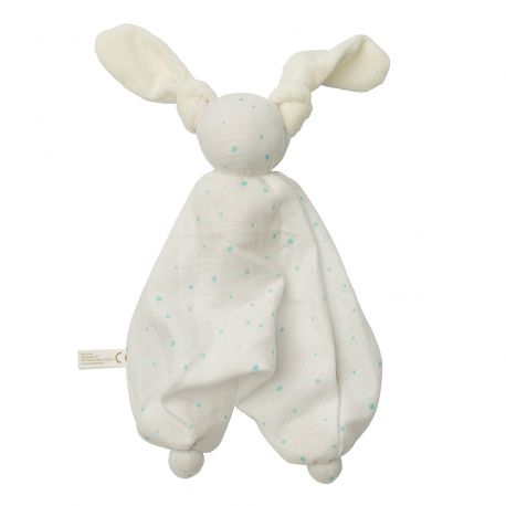 Schnuffeltuch Floppy muslin - Stars white/blue (muslin/terry) Schnuffeltuch Floppy muslin - Stars white/blue (muslin/terry)
