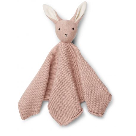 Milo knit Schmusetuch Rabbit rose
