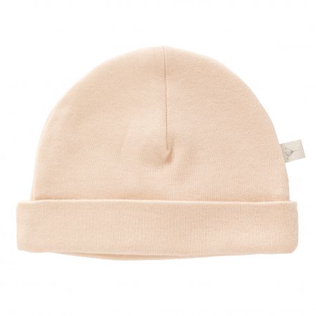 Babymütze uni pale peach Babymütze uni pale peach