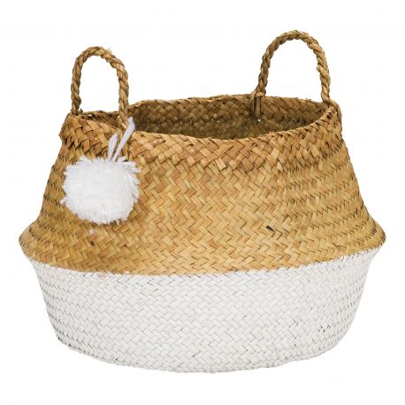 Korb Pompom white - medium Korb Pompom white - medium