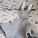 Milo Schmusetuch Rabbit grey melange