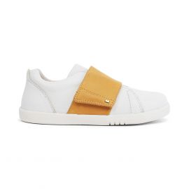 Schuhe Kid+ sum - Boston Trainer White + Chartreuse - 835409