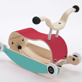 Mini-Flip 3-in-1 Laufwagen Rot + Türkis + Weiß