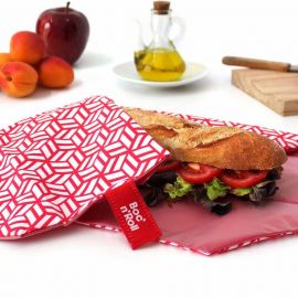 BrottÃ¼te und Sandwich Wrap - Broc'n'Roll - Tiles Red