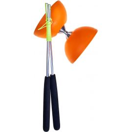 Acrobat Diabolo mit Aluminium Hand Sticks - Orange